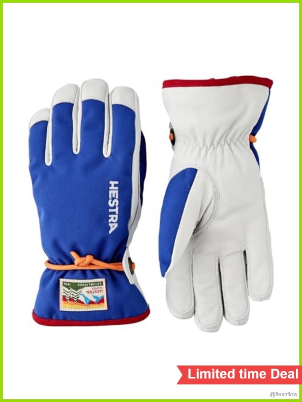 Hestra Wakayama Jr 5-Finger Insulated Waterproof Ski Snowboard Gloves